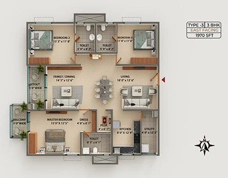 type3-3bhk